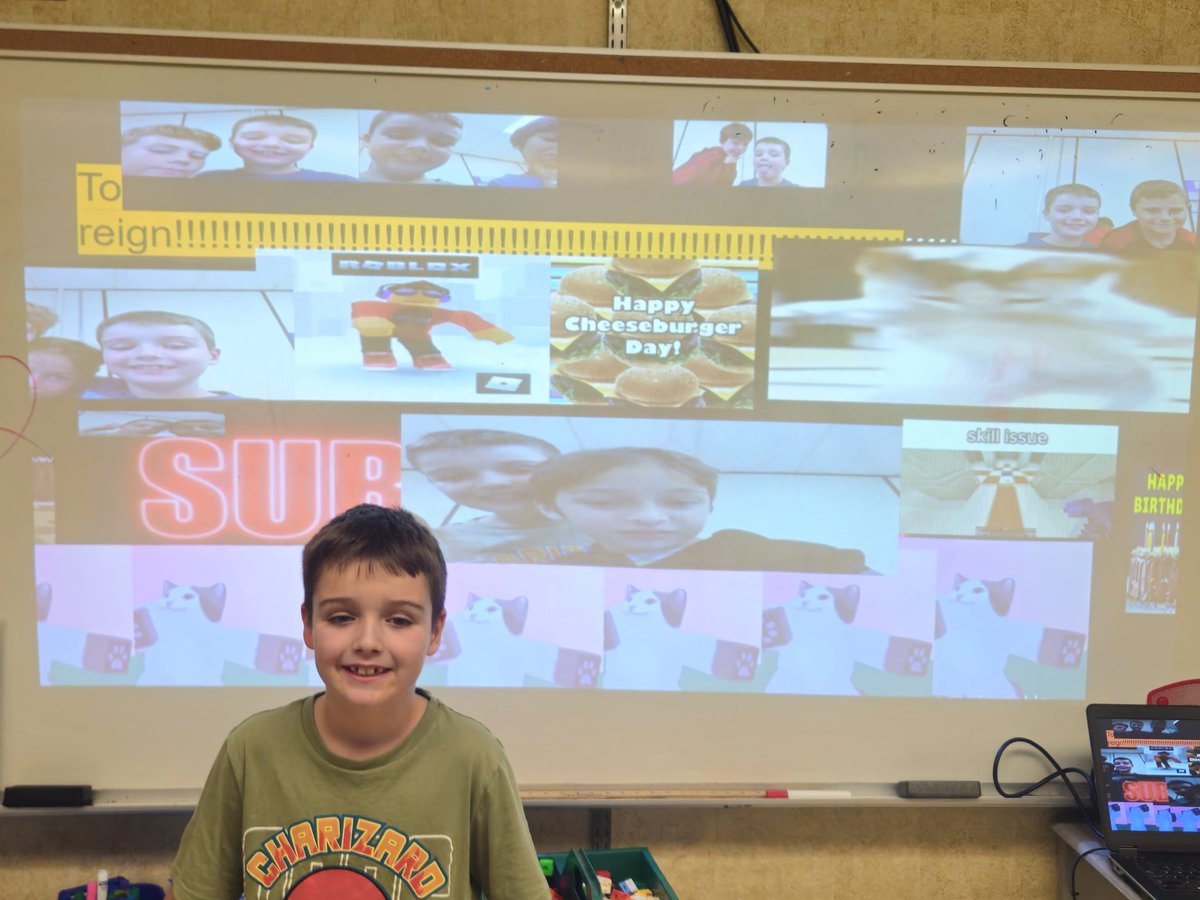 MisterQuayson's tweet photo. Here’s a glimpse into the work of 4 more students from our All About Me presentations! From favourite sports to family traditions, these students continue to impress us with their creativity and passion. Love seeing everyone shine! #StudentShowcase #AllAboutMe #ProudTeacher https://t.co/U1KoP6DFDe