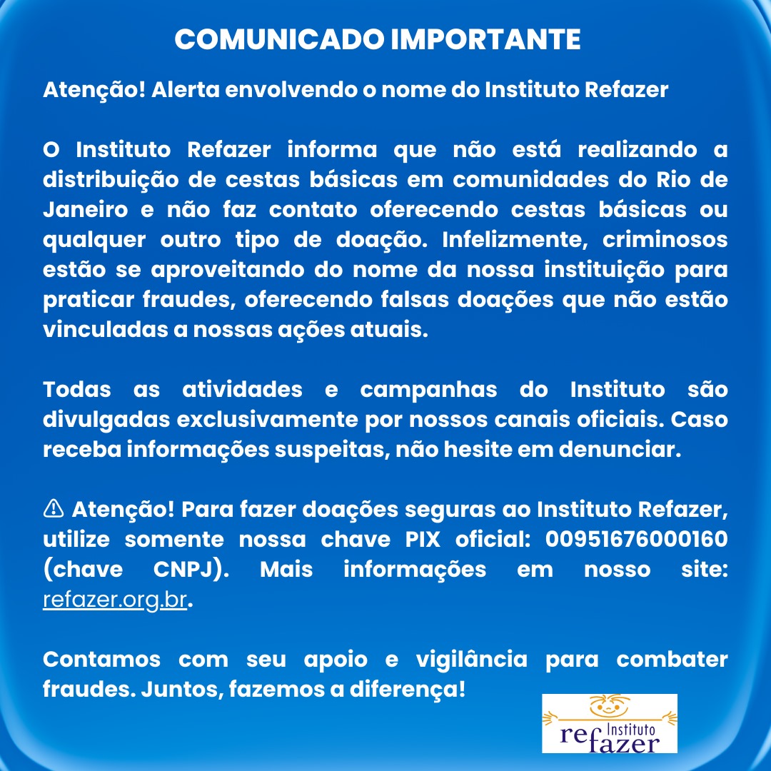 Comunicado importante!