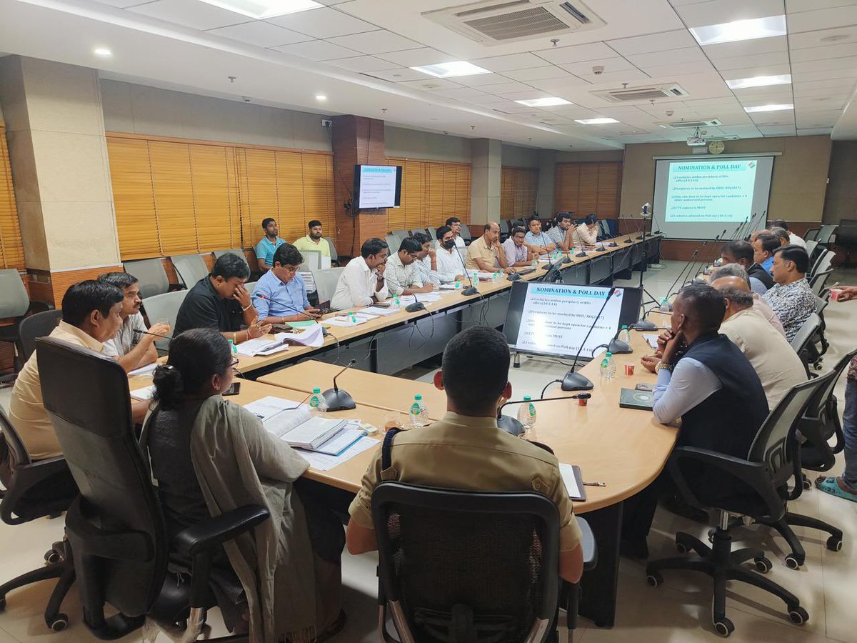dmapd20's tweet photo. Meeting with All Political Parties in Alipurduar district in presence of DEO &amp;DM, Alipurduar district, SP, Alipurduar on the By-Election declared for 14-Madarihat (ST) AC today (16.10.2024)
@CEOWestBengal 
@ECISVEEP https://t.co/ZuVtE2ZXey