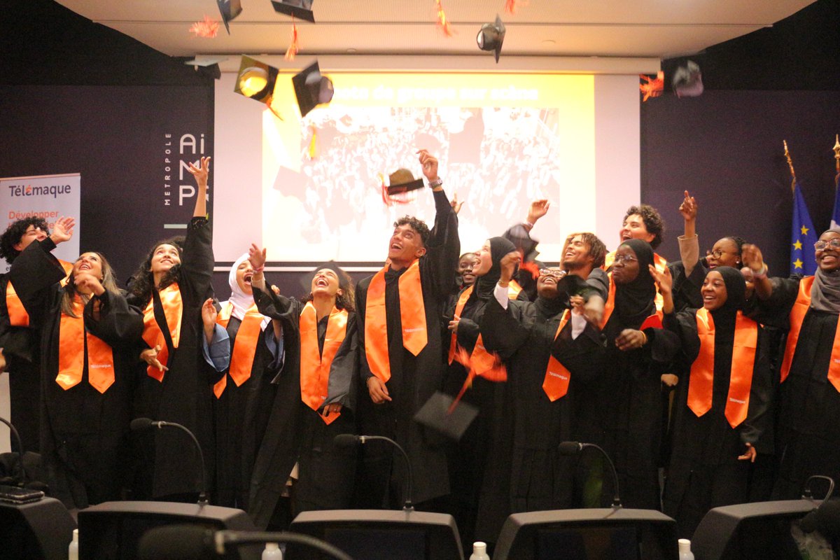 <a href="/Emmachadtem/">Emmanuelle Charafe</a> <a href="/AMPMetropole/">Métropole Aix-Marseille-Provence</a> <a href="/DevauxAlison/">Devaux Alison</a> <a href="/departement13/">Département des Bouches-du-Rhône</a> <a href="/LudovicPerney/">Ludovic Perney</a> <a href="/MaRegionSud/">Région Sud</a> <a href="/SihemBoukada/">sihemboukada</a> @FDJ 🎓 Télémaque est fière de célébrer sa toute 1ère promotion de bacheliers accompagnés à Marseille. Félicitations à tous nos bacheliers pour leur persévérance, leur détermination et leurs réussites académiques. Vincent VERLHAC, DG de la <a href="/Carsat_sudest/">Carsat Sud-Est</a>, <a href="/Elise_Paquet_/">Elise Paquet</a>, Directrice de