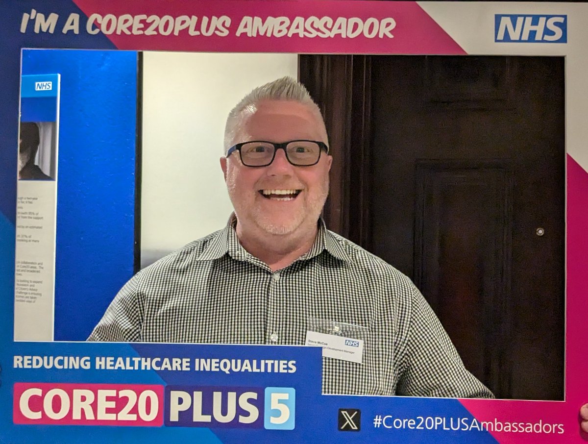 A good day meeting #Core20PLUSAmbassadors from all over the country. Some inspiring stories from colleagues driving action to improve health equity. Proud to be a #Core20PLUSAmbassador