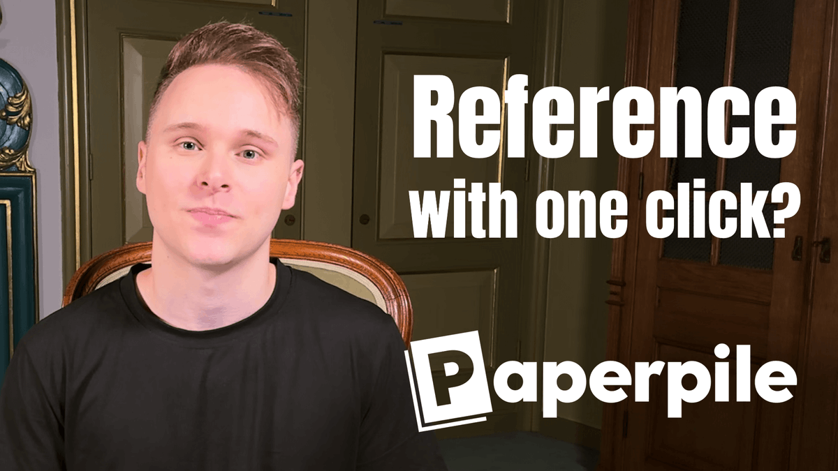 NEW VIDEO! Cite with one click and manage your reference list like a pro

<a href="/paperpile/">Paperpile</a> full walkthrough &amp; tutorial
youtu.be/Vcvo8tKeUy8
