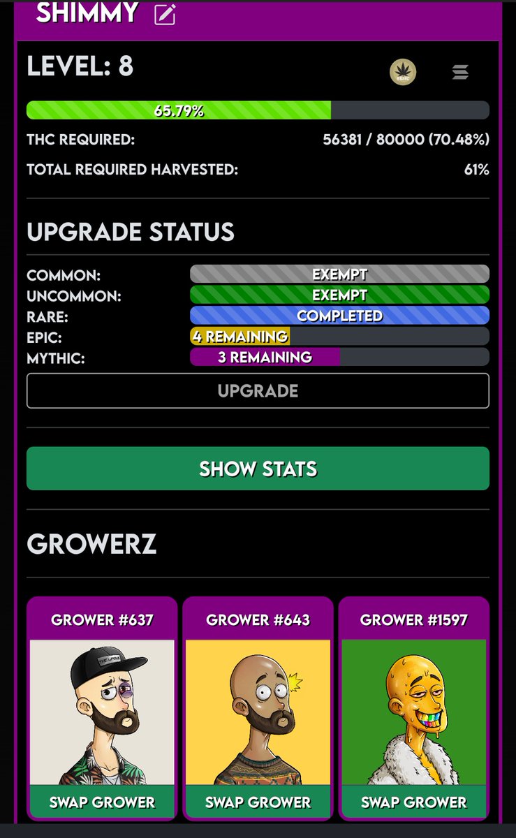 jason_shimmy's tweet photo. Full purple looks great for a grow house!!! @THC_Labz $THC #THC_Labz
Not sure what y'all are missing but you need to get in here! https://t.co/OZA6BmAlMu