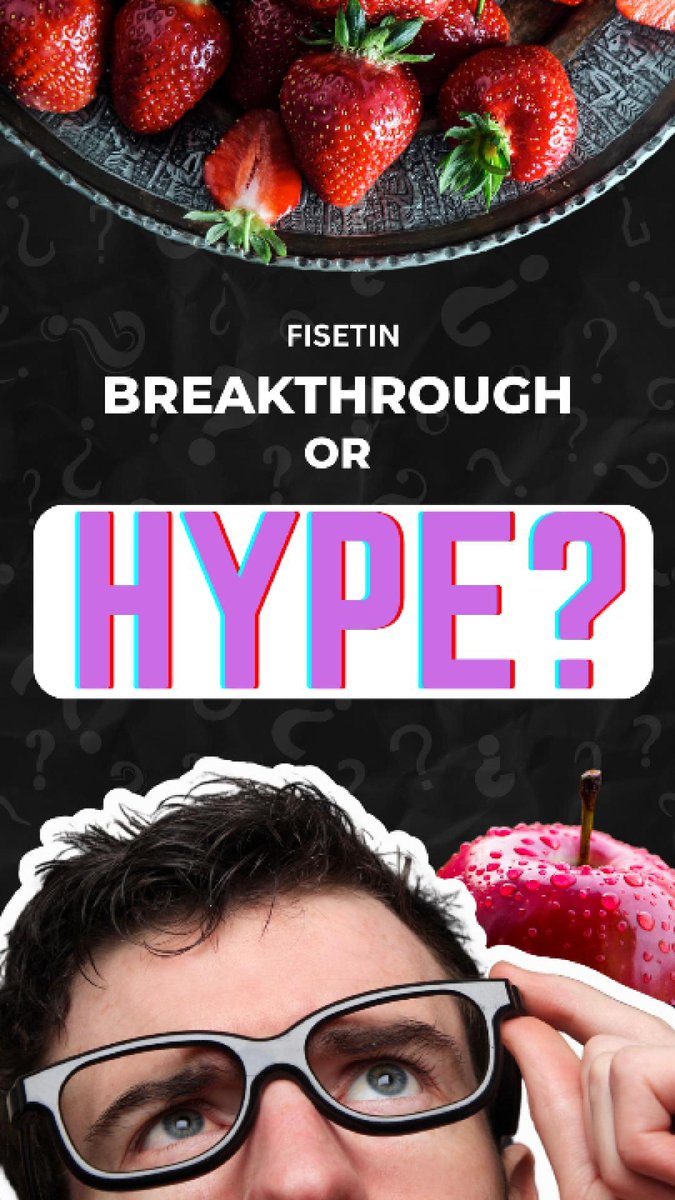 StackTracker_'s tweet photo. Fisetin, found in strawberries, is being called the next big thing for brain health and anti-aging. But... is it legit? 🤔 Some experts say it needs more proof.

What’s your take? 💭 Miracle supplement or just another trend? Let us know! ⬇️
#Fisetin #HealthDebate #WellnessJourney https://t.co/i5HBOfOgpF