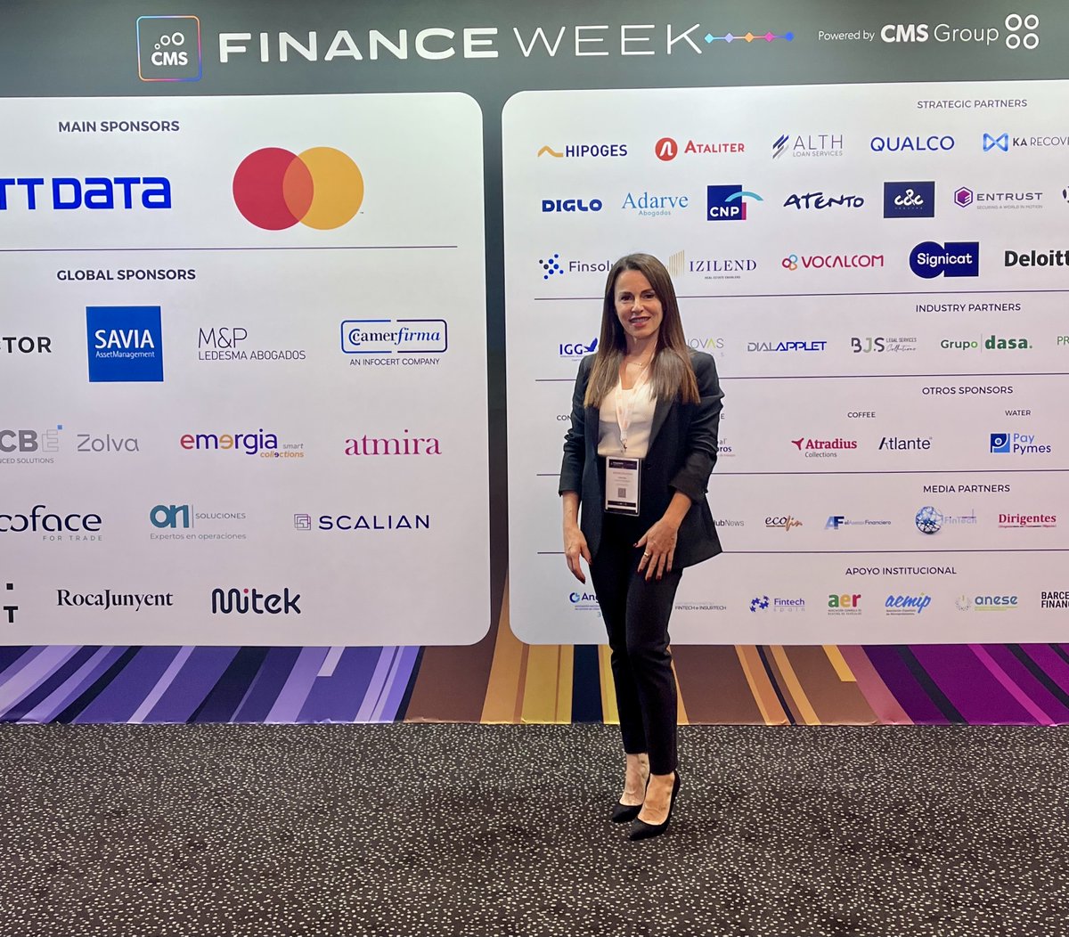 bglobalsolution's tweet photo. ✨ Nuestra Country Manager de España, Cristina Iglesias Fernández, estuvo presente en el CMS Finance Week en Madrid!

💯 Un evento que reúne a líderes y expertos de la industria para debatir las últimas tendencias en finanzas y tecnología.

#CMSFinanceWeek #FinTech #Madrid https://t.co/cca6c5qi7A