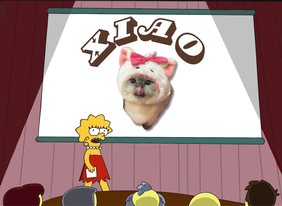 The cat’s out of the bag,  $Xiao is the meme coin of the future!

#solana #Solanamecoin #memecoin #crypto #xiaojie