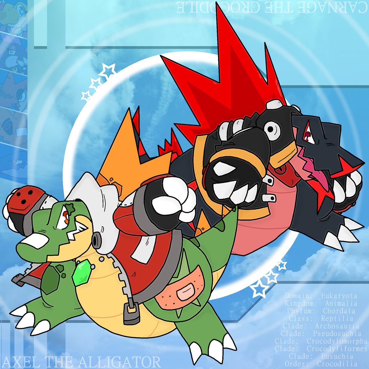 Tyranitar Girl Green tweet media