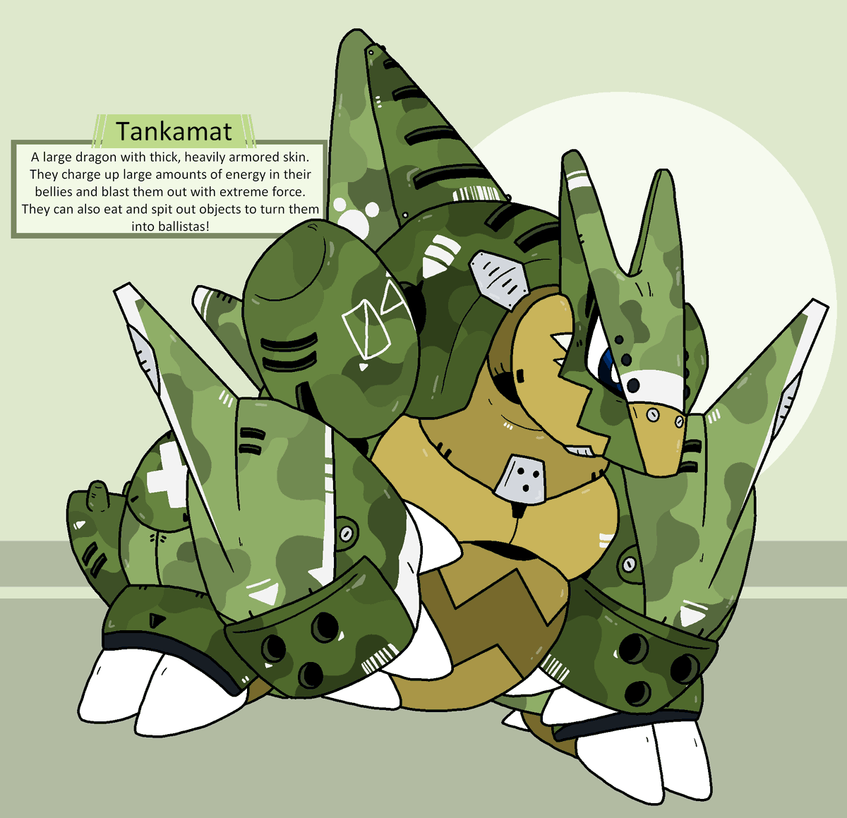 Tyranitar Girl Green tweet media