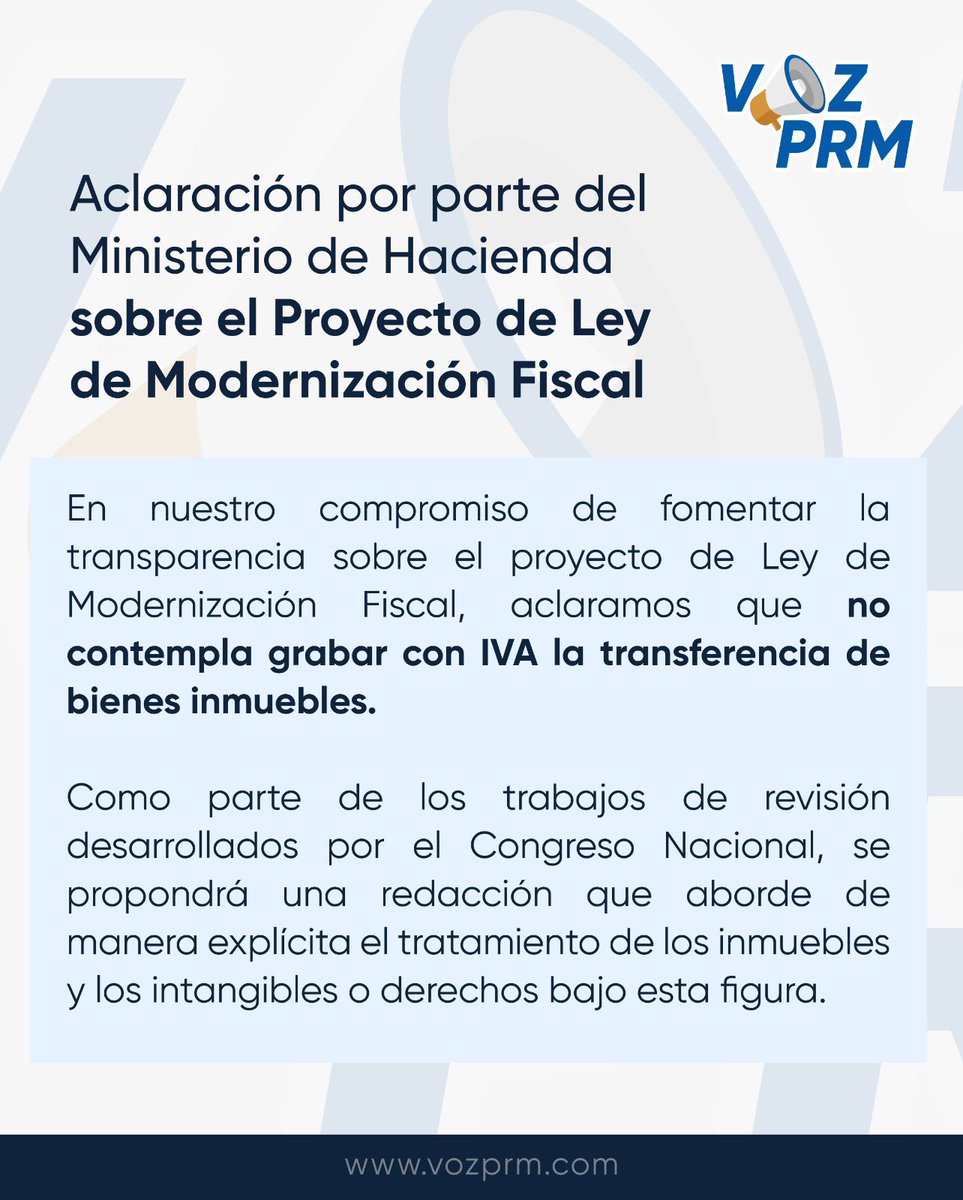 vozprmrd's tweet photo. Recuerda, la #ReformaPositiva es un consenso para los dominicanos. Busca el bienestar de todos por eso @minhaciendard busca aclarar y explicar esta propuesta para beneficio de todos. 

#reformaquetransforma #reformapositiva https://t.co/ObIEzvENqh