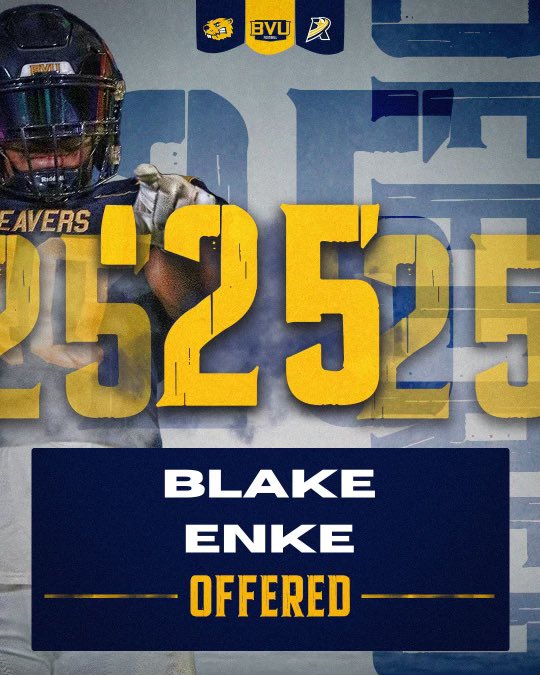 I’m grateful to receive an offer from <a href="/BVU_Football/">BVU Football</a> !! 
<a href="/CoachBresBVU/">Austin Bresnahan</a> <a href="/CoachAaronStens/">Aaron Stensland</a> <a href="/ClearLakeFB/">Clear Lake Football ~ LOYAL TOUGH RELENTLESS</a>