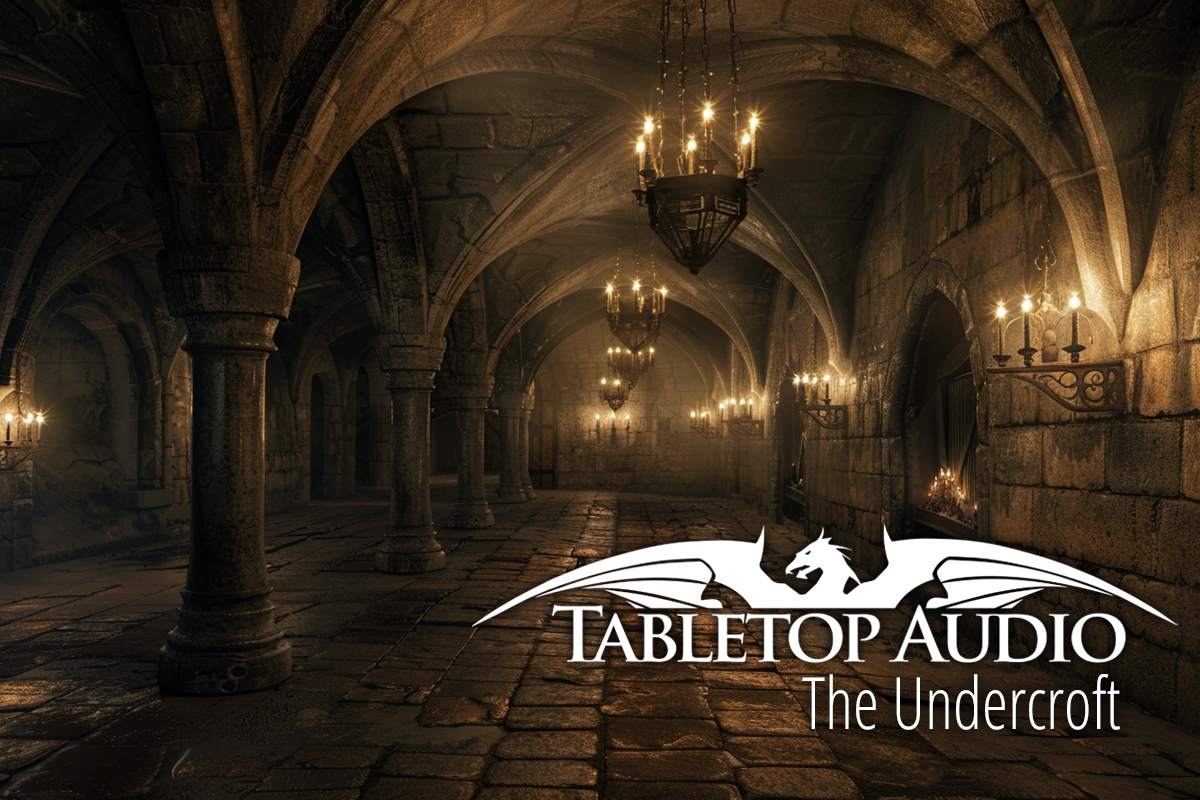 New Ambience: "The Undercroft" is out of sneak-peek and live on tabletopaudio.com                 

Patreon patrons receive 4 additional versions. Thank you all for your support! - Tim                  

#rpg #ttrpg #dnd #boardgames
