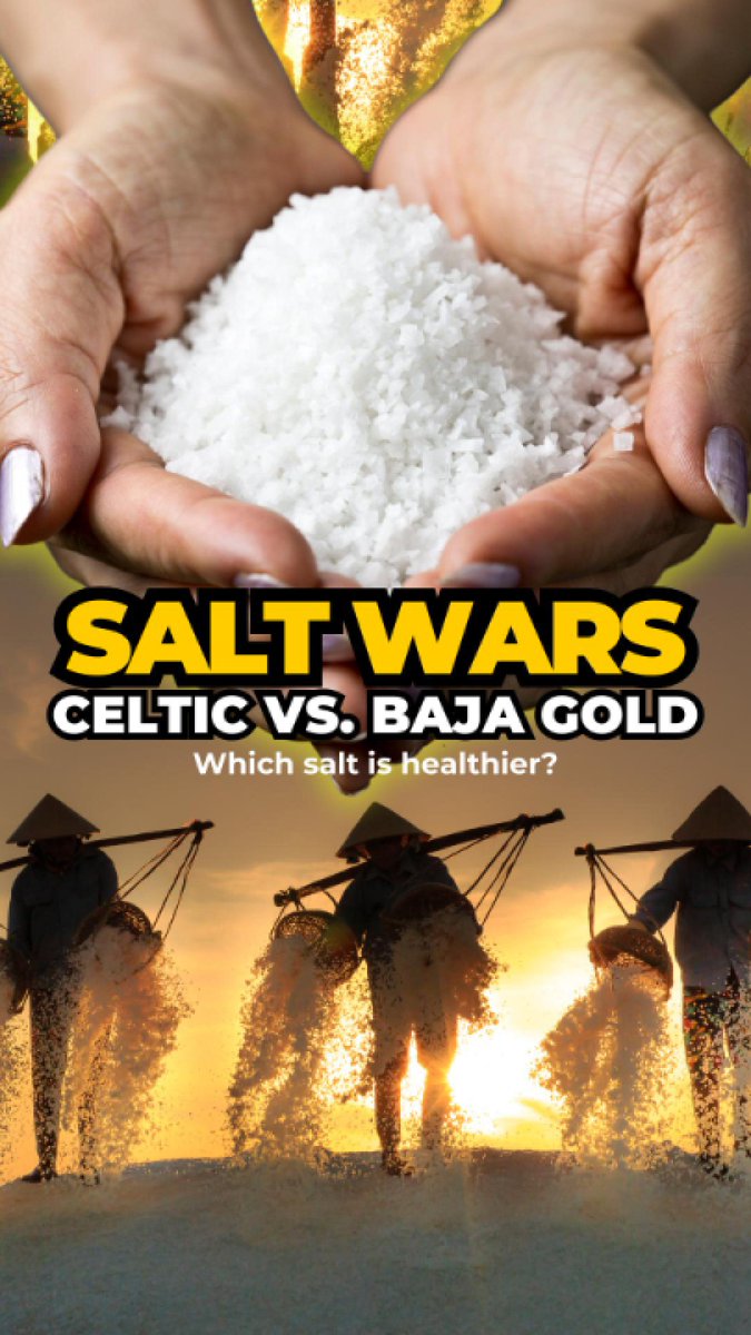 StackTracker_'s tweet photo. Celtic Salt and Baja Gold Sea Salt—both natural, mineral-rich, and praised for their health benefits. But which one is the real deal? 🤔 Some say Celtic is king, others swear by Baja Gold.
What’s your pick? 💭 Drop your vote below and tell us why! ⬇️

#Wellness #healthcare https://t.co/jtDYsM1fOT
