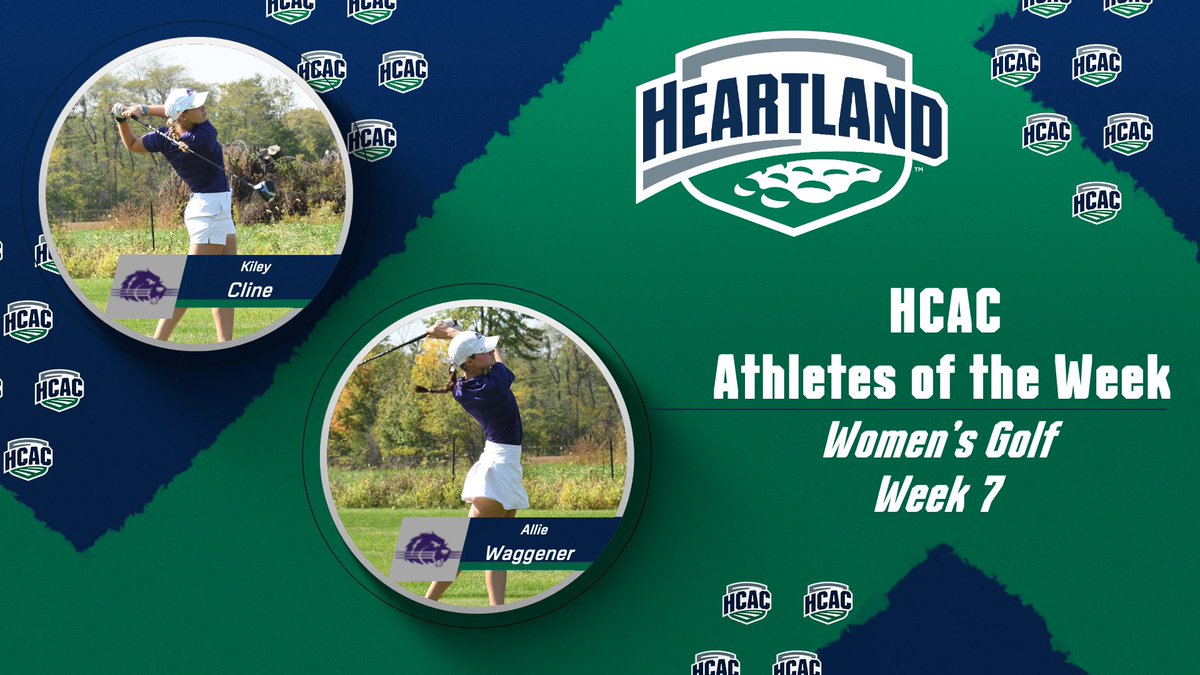 HCACDIII's tweet photo. HCAC Women's Golf | Athlete of the Week

Congrats to the Women's Golf Co-Athletes of the Week:
Kiley Cline, @Bluffton_Sports
Allie Waggener, @Bluffton_Sports

Full Release: https://t.co/8WQPPggYVX

#TheHeartOfD3 | #D3Golf https://t.co/L9hxDc7KNA