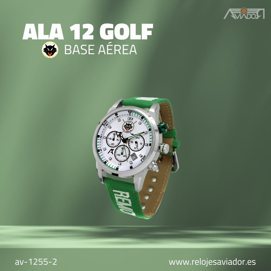 RelojesAVIADOR's tweet photo. 🆕 Novedades en AVIADOR 🆕

1️⃣ Reloj AVIADOR ALA 12 Golf B.A. de Torrejón
Ref: AV-1255-2

💚 Correa verde RBF
🏌🏻 Escudo Club de Golf

2️⃣ Reloj AVIADOR Unidad Aérea de la Policía Nacional
Ref: AV-1140

🔷 Esfera azul
⏱️ Bisel giratorio

---
📞 943 094 380
📩 info@relojesaviador.es https://t.co/TjY5Tthw9z
