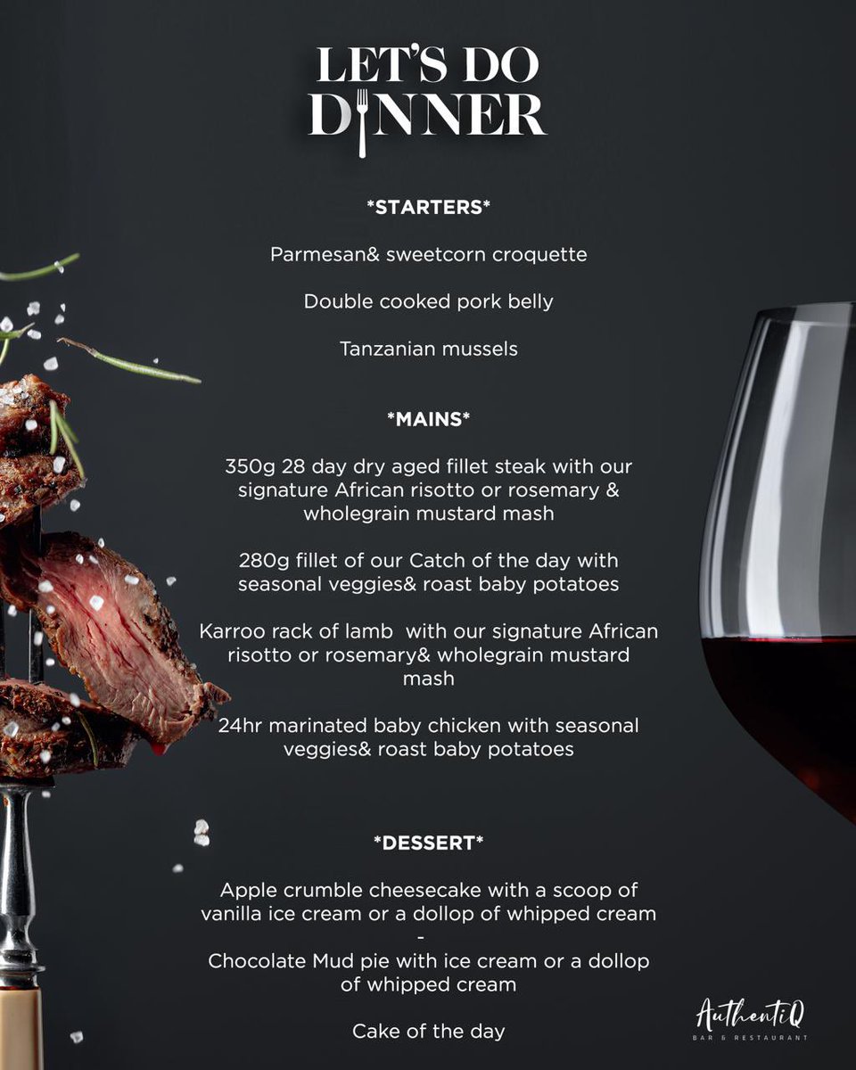 NduBarsEquipped's tweet photo. Let’s do dinner. Starting tomorrow. Complimentary Stella Artois 500ml Draught and a Brutal Fruit Apple Spritz or Litchi Sèche https://t.co/R7U2oExqOh