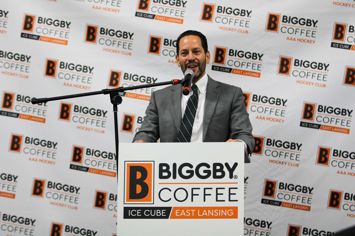 _BBSG's tweet photo. Huge thanks to everyone who celebrated the @BIGGBYCOFFEE, Black Bear Sports Group, and @MSUHealthCare partnership! The newly named rinks in @biggbyiceel, @biggbyicea2, and @biggbyicebn are a win for Michigan youth hockey

Read more https://t.co/xg1g9Pb4F9 https://t.co/vEtwEOyq20
