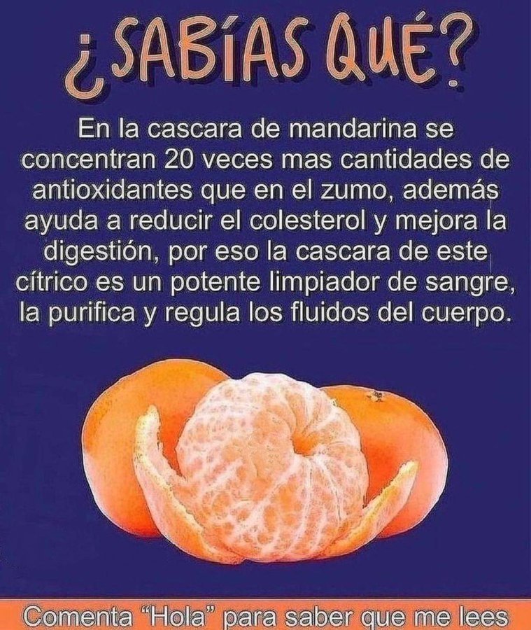 ✨🍉🌱☀️Tip Salud☀️🌱🍉✨

¿Sabías qué?

🌟Gracias por darle al Corazón❤️, por el Retweet🔄 y por regalarme un Hola en comentarios🌟