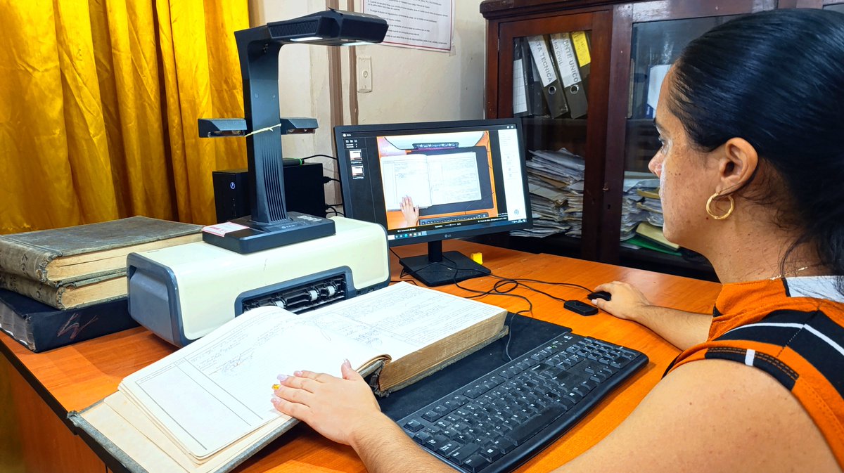 Lograr la digitalización de la totalidad de los más de 35 millones de folios existentes en los Registros Civiles en #Cuba es una de las metas del <a href="/Minjus_Cuba/">Ministerio de Justicia de la República de Cuba</a> para mejorar la prestación del servicio a la población.

🔗 bit.ly/4eMUScE