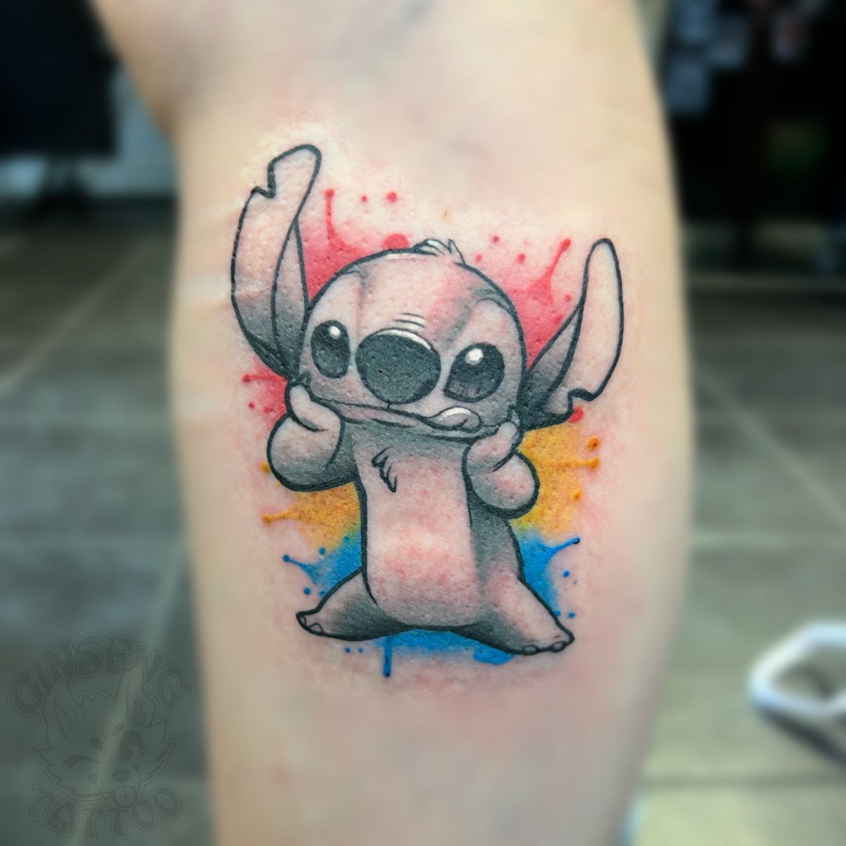 Pansexual pride Stitch! 🏳️‍🌈