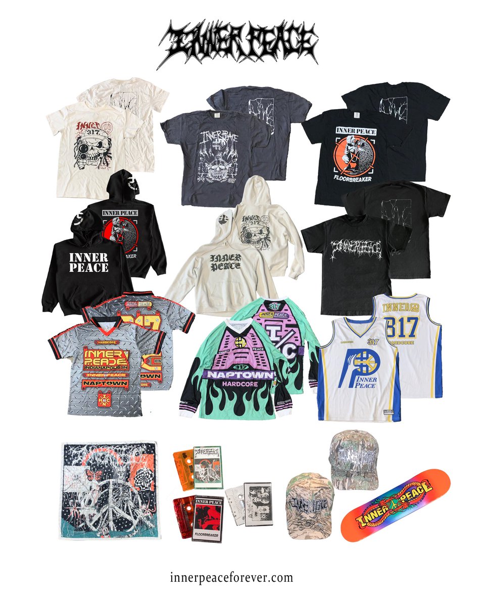 Our Website/Merch Shop is officially live! 
innerpeaceforever.com 🕊️