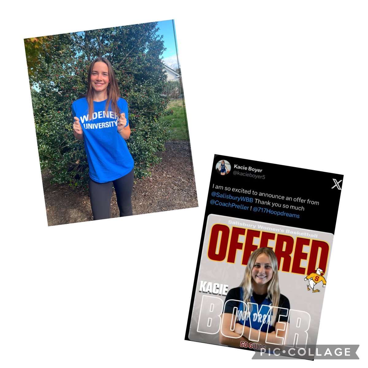 Another huge week for the UNLEASHED FAMILY! Congrats to…

KK Stair (Trinity) on her commitment to Widener

Kacie Boyer (Spring Grove) on her offer from Salisbury 

100% EARNED!