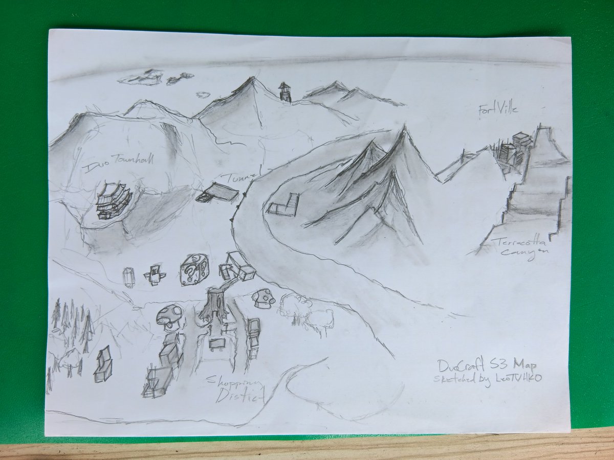 LeoTVHKO's tweet photo. Minecraft DuoCraft S3 Map sketch #sketch #drawing #minecraft #minecraftbedrock #minecraftdrawing #art https://t.co/F1pn1hpJX0