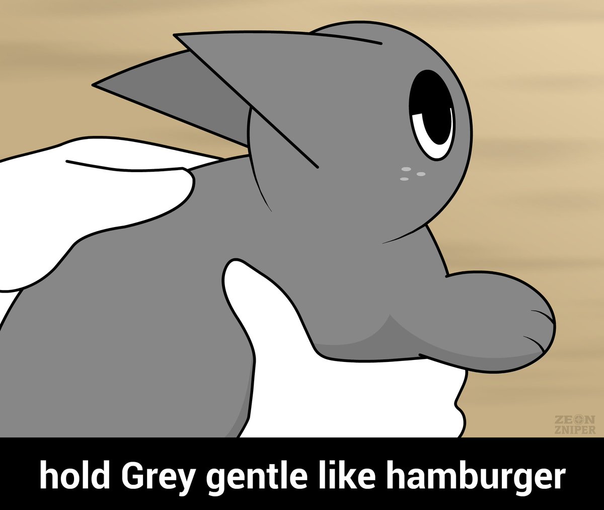 A proper way to hold your Grey pet #sprunki