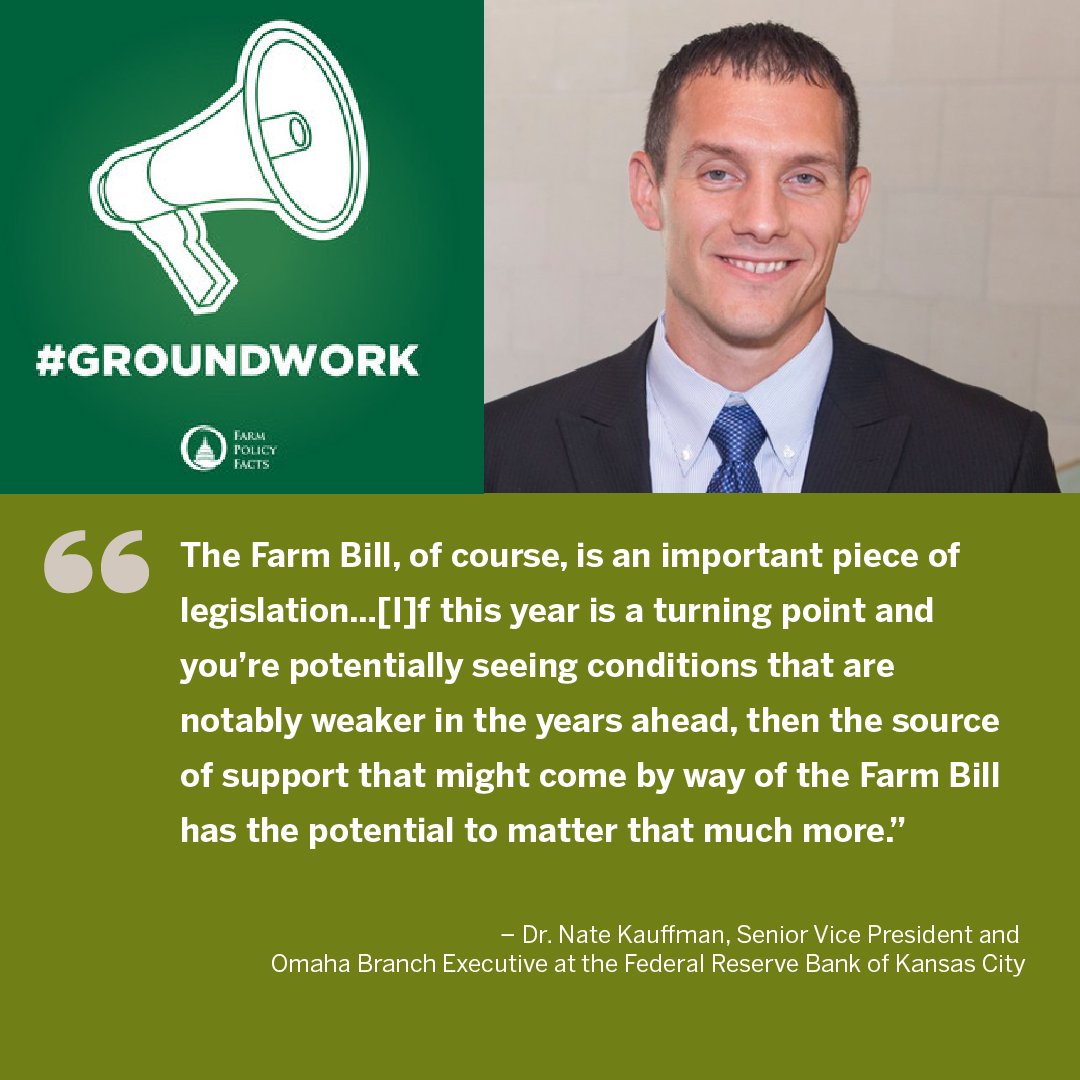 Dr. Nate Kauffman with <a href="/KansasCityFed/">Kansas City Fed</a> joined us on the #Groundwork podcast to discuss financial conditions in farm country – and why he thinks we may be at a pivotal turning point and what the impacts of the #FarmBill could mean.

Listen here: bit.ly/4eG6xKm