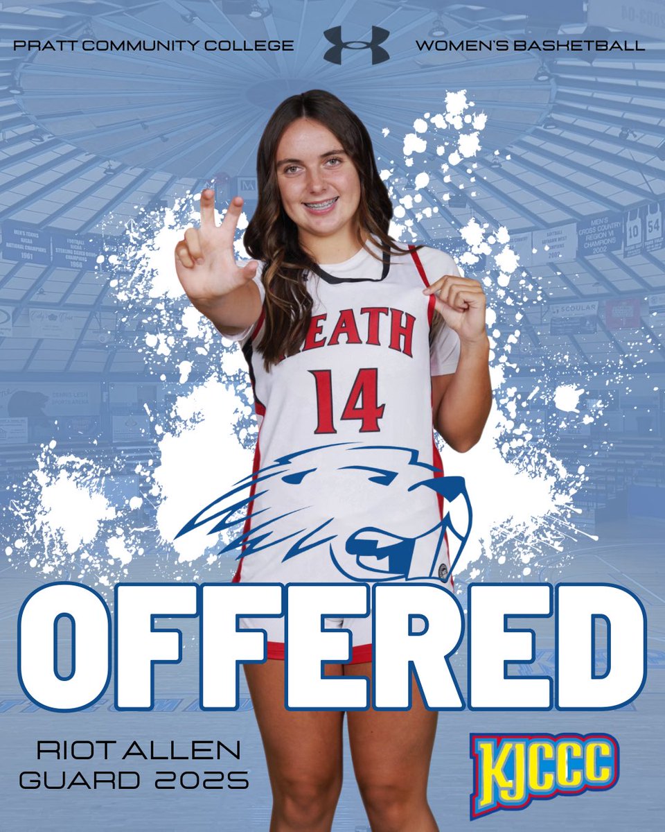riot_allan's tweet photo. After a great conversation yesterday with @coachdeel i’m blessed to announce i’ve received my first offer from @PrattWHoops #offer #uncommitted #womensbasketball https://t.co/2YM7wUwAcZ