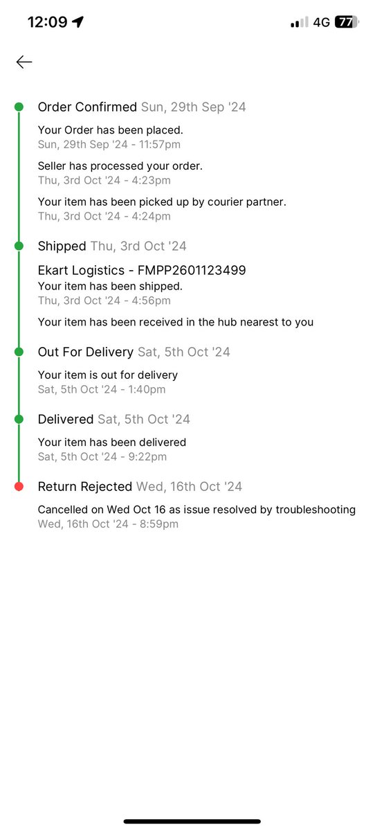 singhabhi2104's tweet image. "@Flipkart @FlipkartSupport Cheated by your delivery partner! Asked for OTP while I wasn't home for open-box delivery, and now my return request is rejected. This is unacceptable service. Please resolve this ASAP! #Flipkart #CustomerService #OpenBoxDelivery #Disappointed"