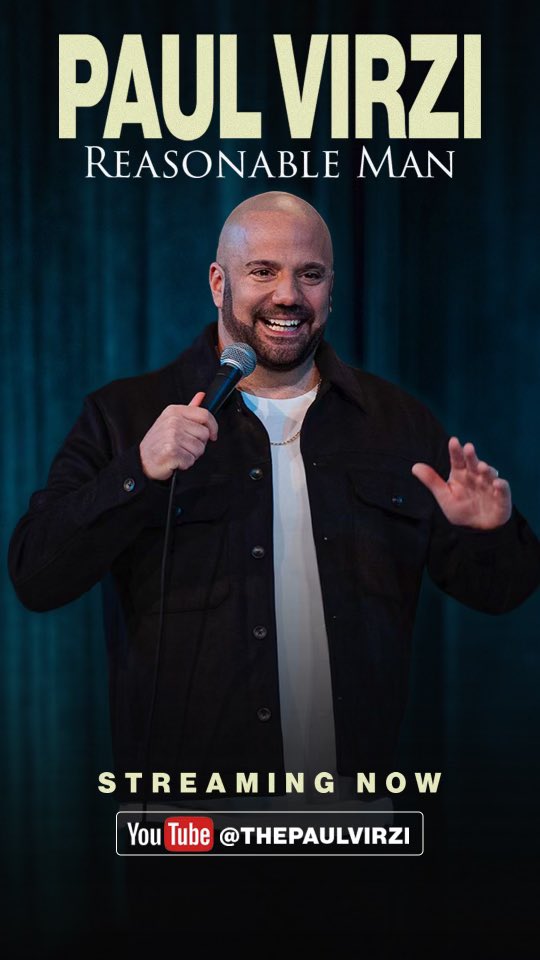 ryansickler's tweet image. Check out my buddy @PaulVirzi new special “REASONABLE MAN”!
youtu.be/Xz9wjGimAoo