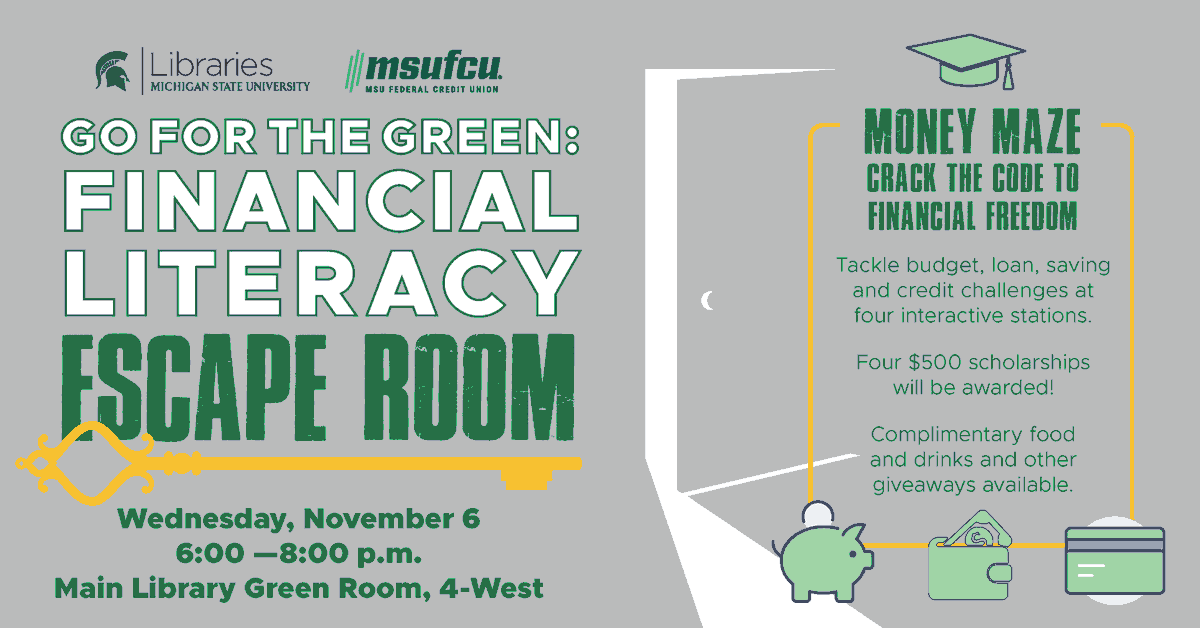 MSUHDFS's tweet photo. Undergrads, take your finances to the next level with this free event with food, drinks, giveaways and scholarship opportunities. #MSUHDFS #MSUSocialScience https://t.co/DufK0gapft