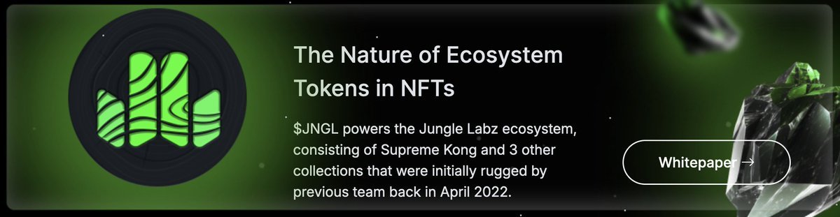 sgreye72's tweet photo. @mikadontlouz #Ethereum #NFTCommunitiy #crypto #DeFi
$JNGL is the key 🗝️ for utilities you won't miss 📈
https://t.co/78UUDKhOKr https://t.co/ZW4Abi9YCA