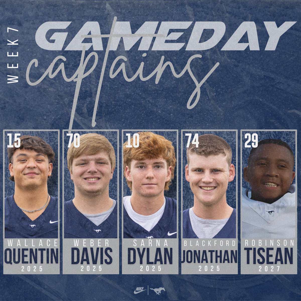 𝗦𝗘𝗡𝗜𝗢𝗥 𝗪𝗘𝗘𝗞 𝗖𝗔𝗣𝗧𝗔𝗜𝗡𝗦. 𝗪𝗘𝗘𝗞𝟳.