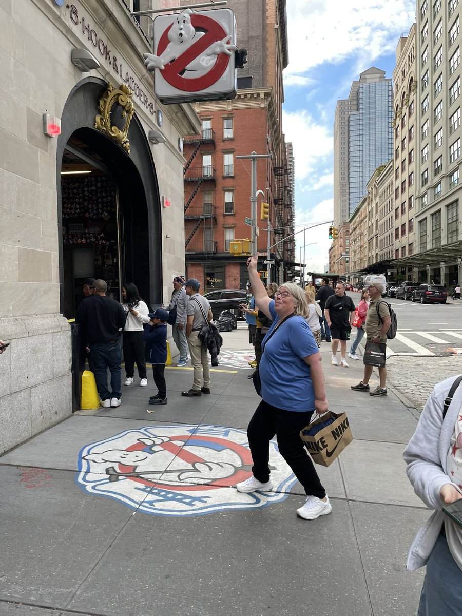 dinge123's tweet photo. @Chris_Stark you definitely can buy a T-shirt from the ghostbusters fire station. I was in New York 2 weeks ago and bought three. $20 each. When open they also sell magnets, license plates, badges, hoodies and more. It’s pot luck if they are open https://t.co/DrWKMO7JdC