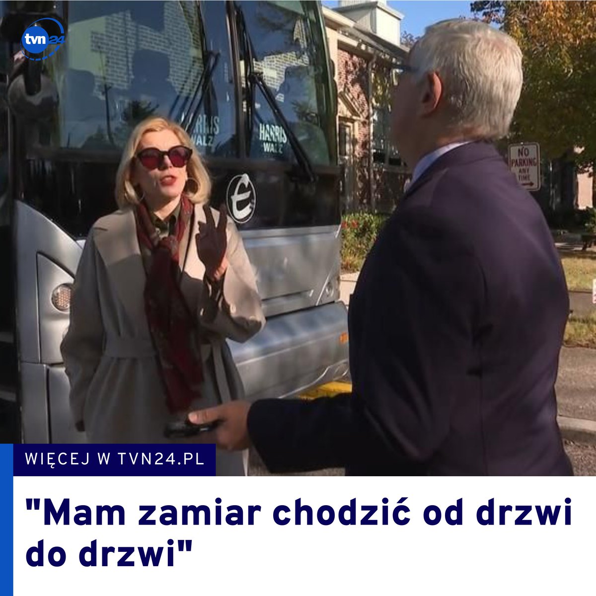 tvn24's tweet photo. Przed wyborami prezydenckimi w USA trwa walka o głosy w Pensylwanii - jednym z tak zwanych wahających się stanów. Wśród osób zaangażowanych w kampanię wyborczą kandydatki demokratów, Kamali Harris, jest znana z filmu "Mamma Mia!" amerykańska aktorka polskiego pochodzenia Christine Baranski. Rozmawiał z nią korespondent @FaktyTVN @WronaM. 

https://t.co/SZAf9StVaF