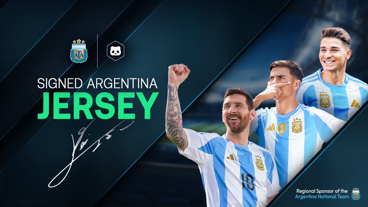 betpanda_casino's tweet image. 🎉 #Messi Jersey #Giveaway! 🎉
Want a signed @AFASeleccionEN Lionel Messi jersey?🐐 Here’s your shot! 🏆⚽
Grab your entry ticket:
💬 Repost, 
🖤 like, and follow us
⬇️ Comment "#Betpanda" for a ticket (One comment = one ticket).

You can comment once a day to get another…