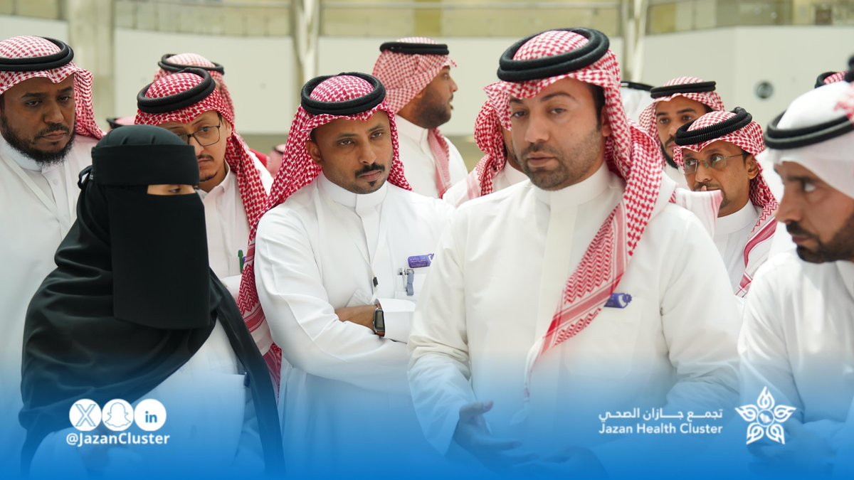 JazanCluster's tweet photo. #فعاليات |

الرئيس التنفيذي لـ #تجمع_جازان_الصحي الأستاذ فالح الشهراني يدشن فعالية #الأسبوع_العالمي_لمكافحة_العدوى ببهو مستشفى جازان التخصصي. https://t.co/8QXGHFquJ7