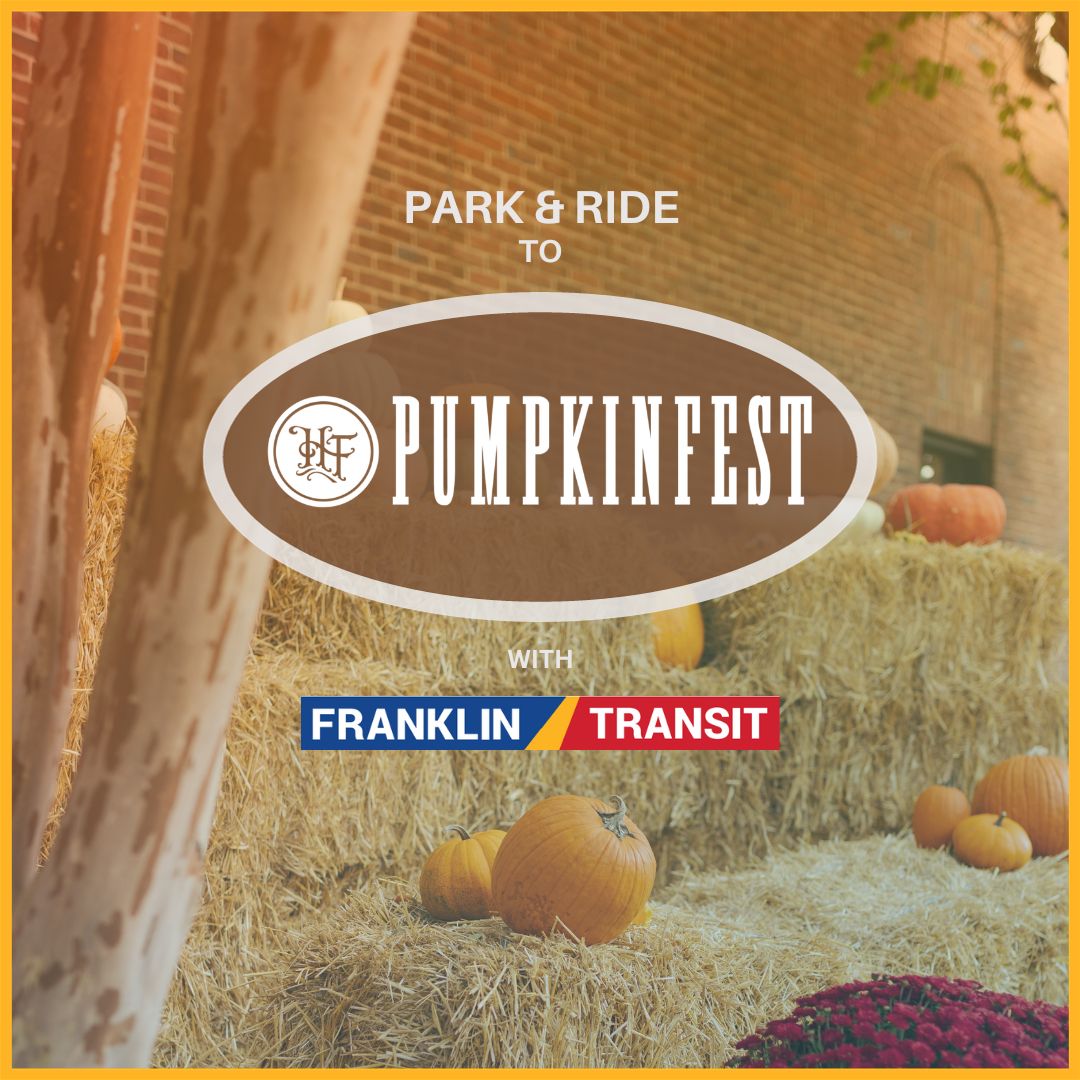 TheTMAGroup's tweet image. Join us for the 39th annual Pumpkinfest later this month on October 26th for tons of fun, food, and entertainment! 🚌

Learn more about how you can park &amp;amp; ride at franklintransit.org 🔗

#FranklinTN #MiddleTN #VisitFranklin #FranklinTransit #TMA