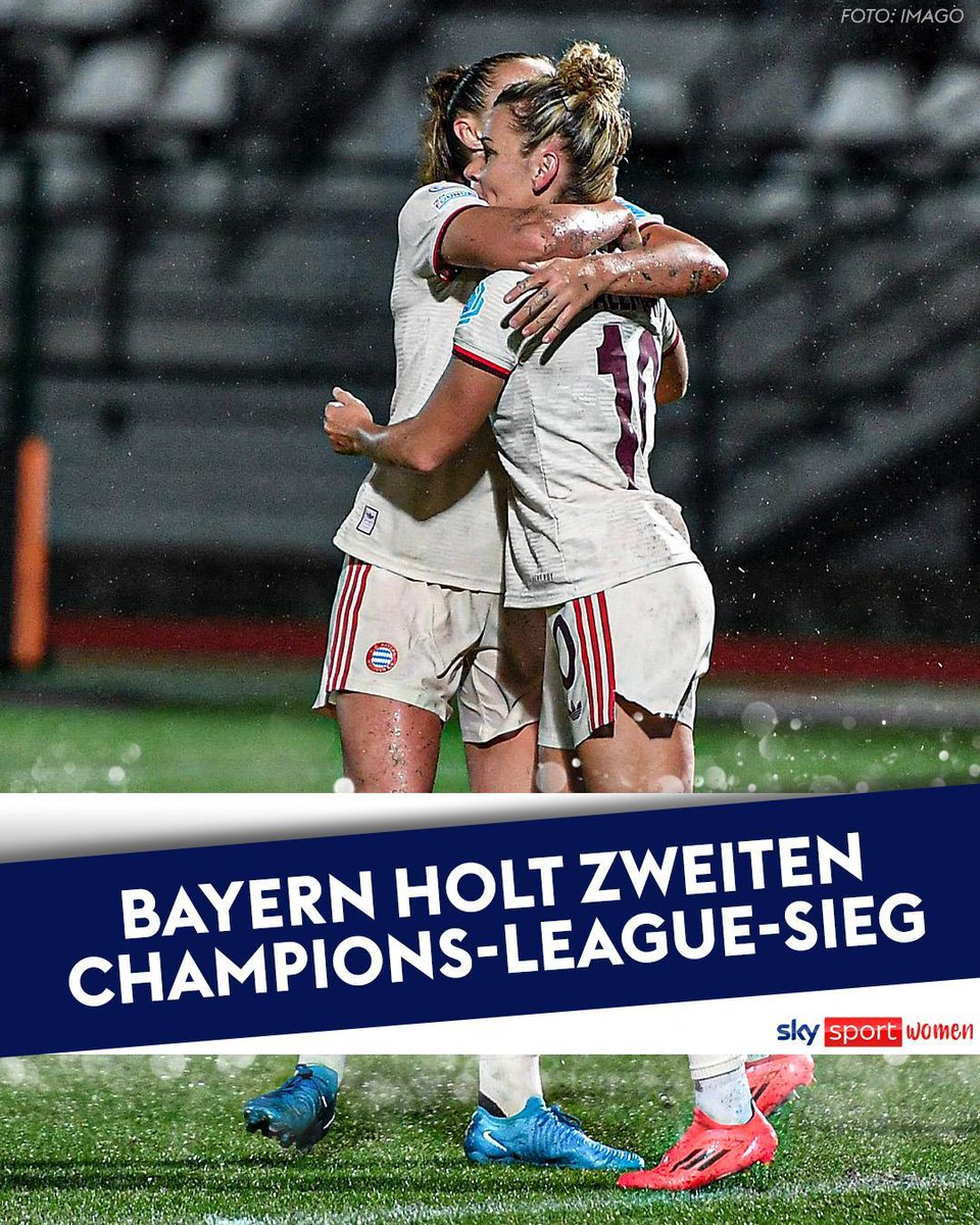 SkySportDE's tweet photo. Die Fußballerinnen von Bayern München haben das Ende ihrer Mega-Serie verdaut und in der Champions League die erhoffte Reaktion gezeigt! 🔥

#SkySportWomen #JUVFCB https://t.co/DFuYBaV2i1