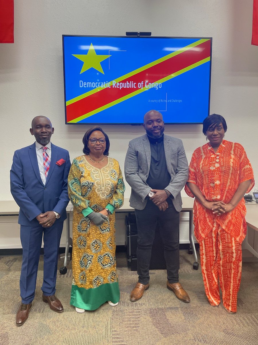 With Ambassador Marie-Helene Lowumba in Sacramento, California.