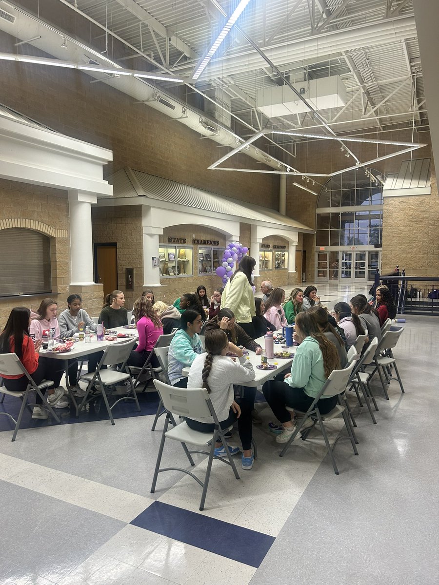 First day of basketball practices started with our annual team breakfast! Thanks to our parents for feeding our athletes this morning. Looking forward to a great season!