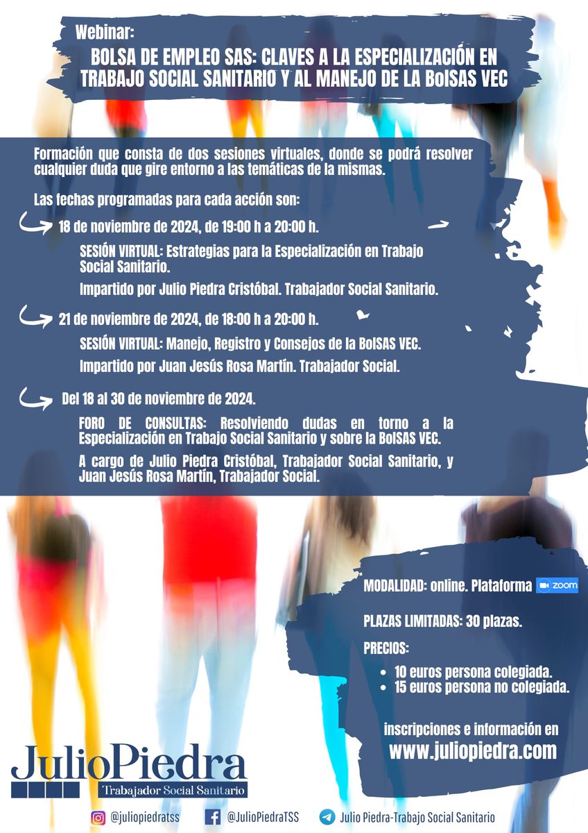 Buenas! Desde Gabinete de Trabajo Social Sanitario traemos buenas noticias! Tras multitud d demanda  inf sobre cómo registrarse, funcionamiento…de la bolsa de empleo Servicio Andaluz de Salud y dudas sobre cómo especializarseTrabajo Social Sanitario….👉 docs.google.com/forms/d/e/1FAI…
