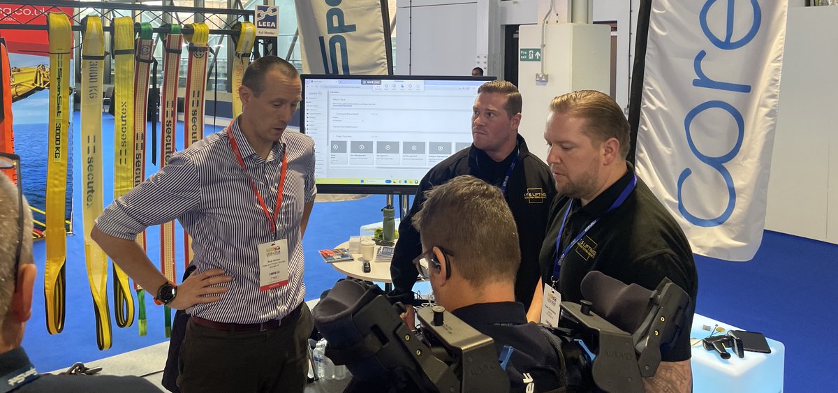 Good to see some familiar faces at #LiftEx2024 today - here are the guys from ITS Lifting.
