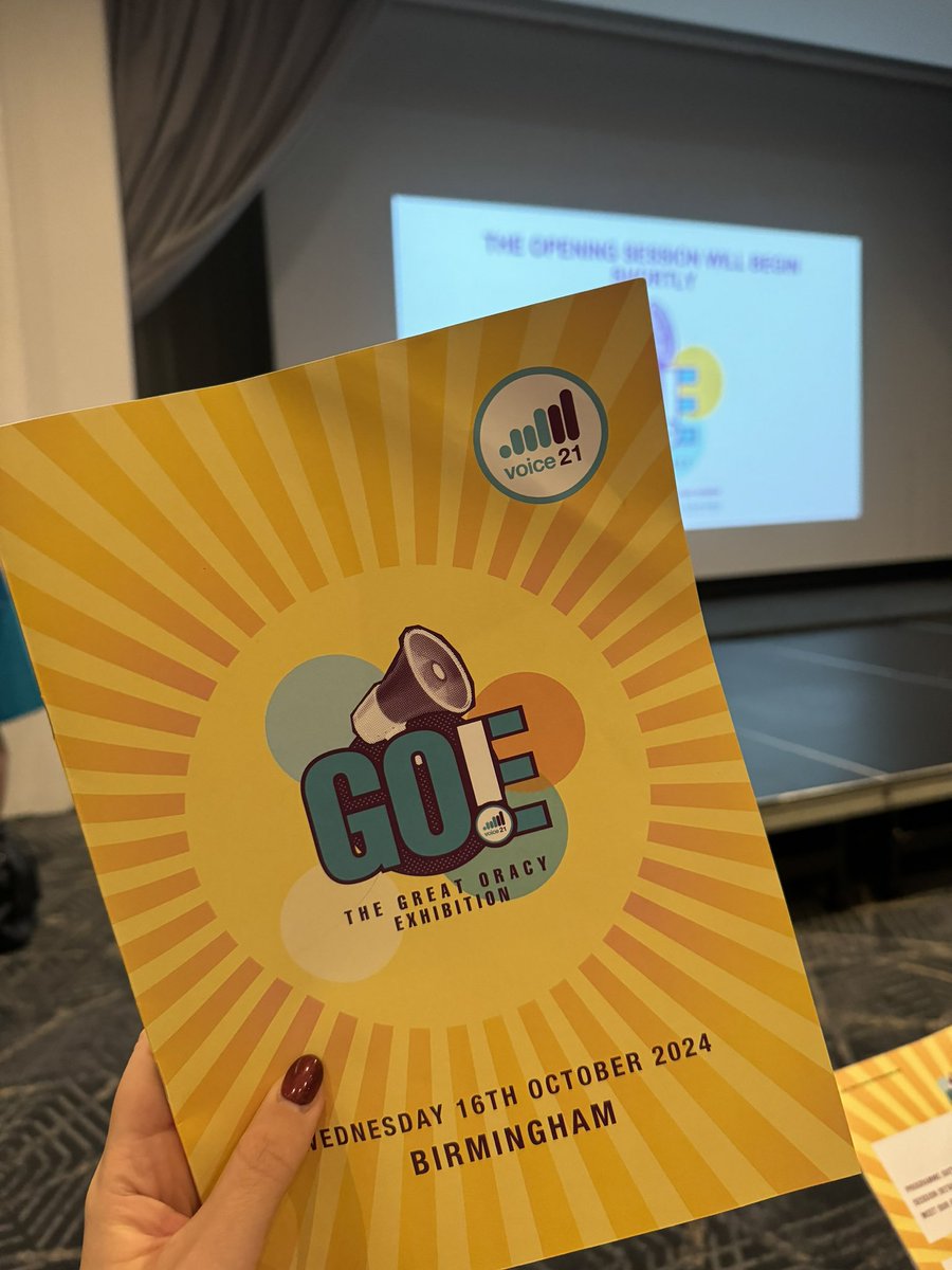 RachelKnoxBooks's tweet photo. What an amazing day! So much to think about and so many inspirational speakers. #oracy 🗣️👂 #GOE24 @Georgina_Flet @flmagor @JeniJ22 https://t.co/k0DOZQW89r