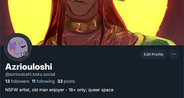 Azriouloshi's tweet photo. Just a reminder that I've got a 🟦!! If you're lookin' to move over there, think about givin' me a follow! ^^ https://t.co/w5Qqzw7A8p