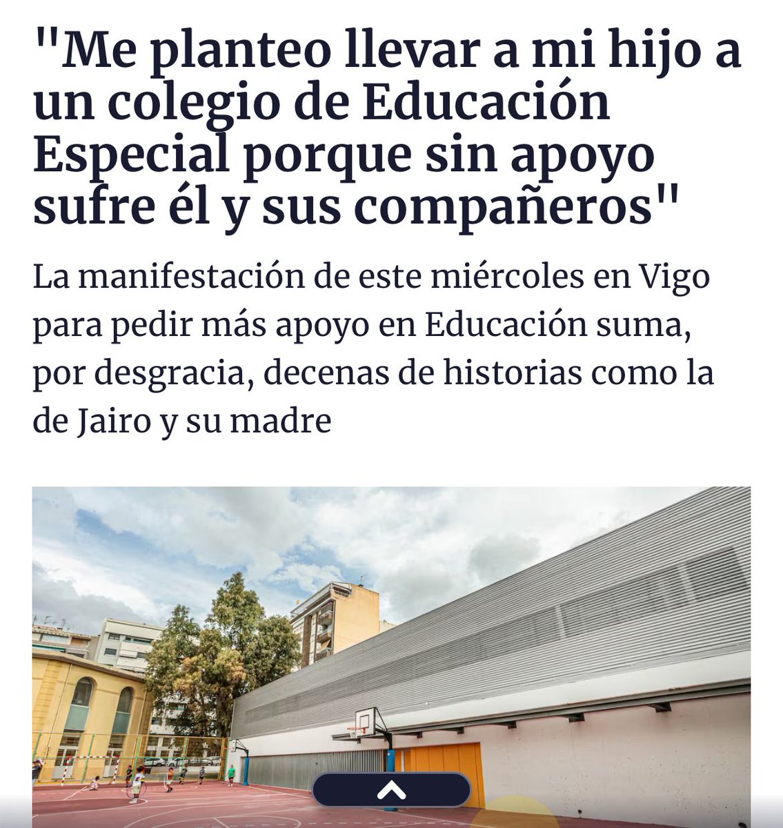 siembraestrell1's tweet photo. “Para pedir sobre todo apoyo a aquellos niños y niñas con más necesidades educativas que han visto como este año se les retiran los refuerzos de Pedagogía Terapéutica o Audición y Lenguaje”

https://t.co/i9tCI0uITt https://t.co/ymX8Jfeh4L
