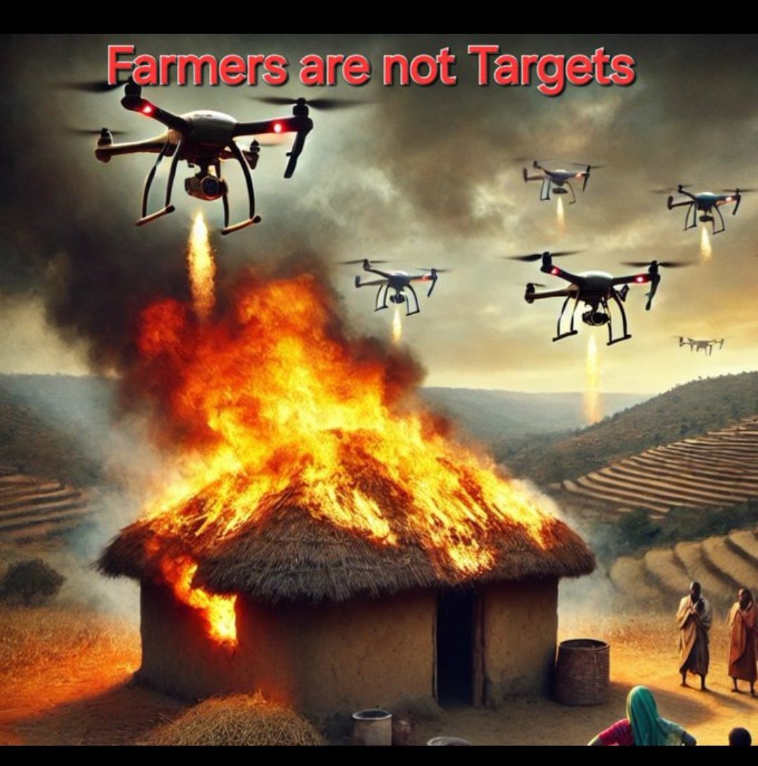 Farmers are not Targets ‼️

The international community needs to urge <a href="/AbiyAhmedAli/">Abiy Ahmed Ali 🇪🇹</a> to stop the ongoing drone attacks on civilians. 

#Ethiopia 
#StopAmharagenocide #WaronAmhara #Amharaunderattack  <a href="/UN/">United Nations</a> <a href="/hrw/">Human Rights Watch</a> <a href="/UNHumanRights/">UN Human Rights</a> <a href="/USEmbassyAddis/">U.S. Embassy Addis</a> <a href="/cnni/">CNN International</a>  <a href="/MikeHammerUSA/">Mike Hammer</a>