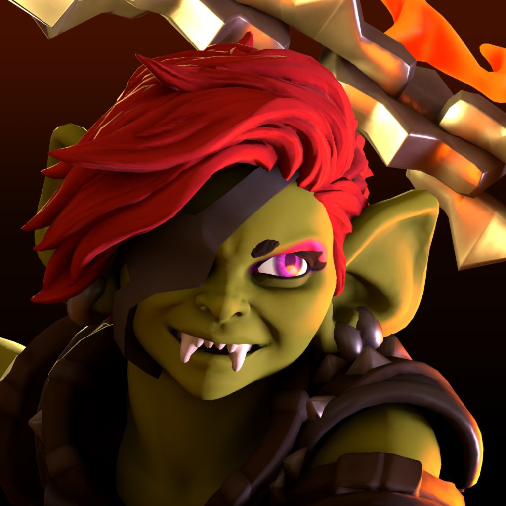 Ruby_LazyGoblin's tweet image. Day 16 of #Gobtober: They Slash Them

Gob Rider? Yea, I probably went a bit far off the prompt but somehow this is what suddenly inspired me.

I also think it looks badass! :D
Today goes to @draxiedagger!

Done in @HeroForgeMinis!