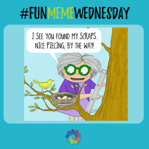 cotton_cuts's tweet image. Even the birds know how to put my scraps to good use! Quilting inspiration comes from everywhere." 😊 #ScrapQuilting #QuilterHumor #CreativeNest #PiecingMagic